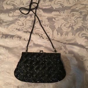 Black evening bag